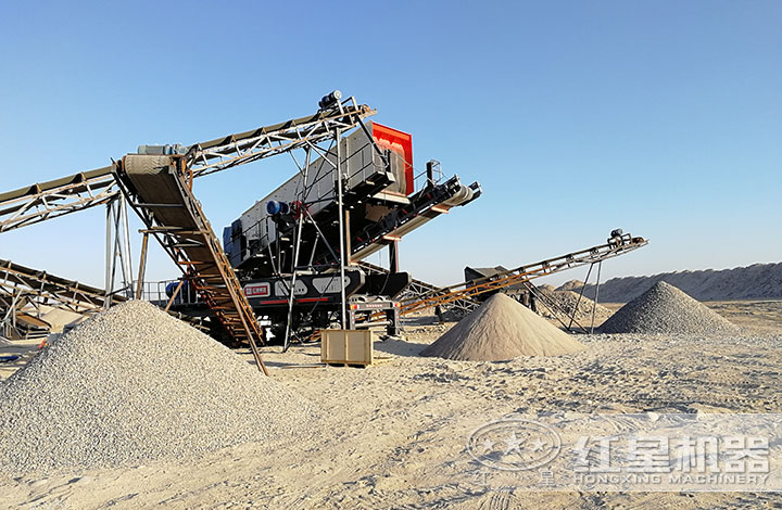 移動砂廠，環保