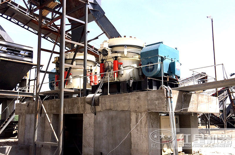 圓錐破產(chǎn)量大，自動化程度高，適合中大型砂石廠